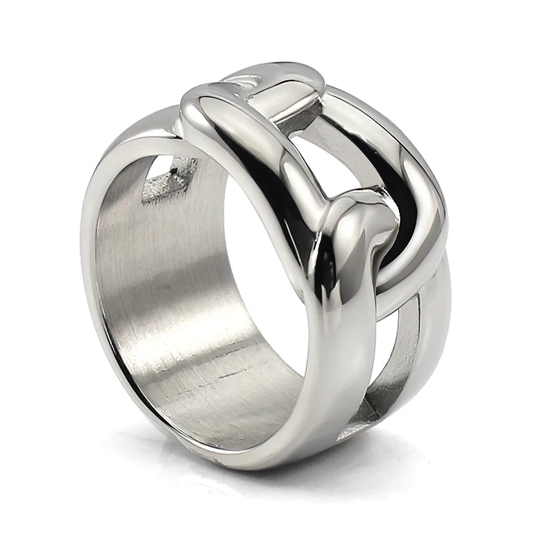 Trendy Shiny Finish Couple Rings